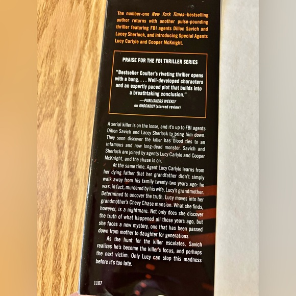 EUC Catherine Coulter 'Split Second' Book - Picture 2 of 2